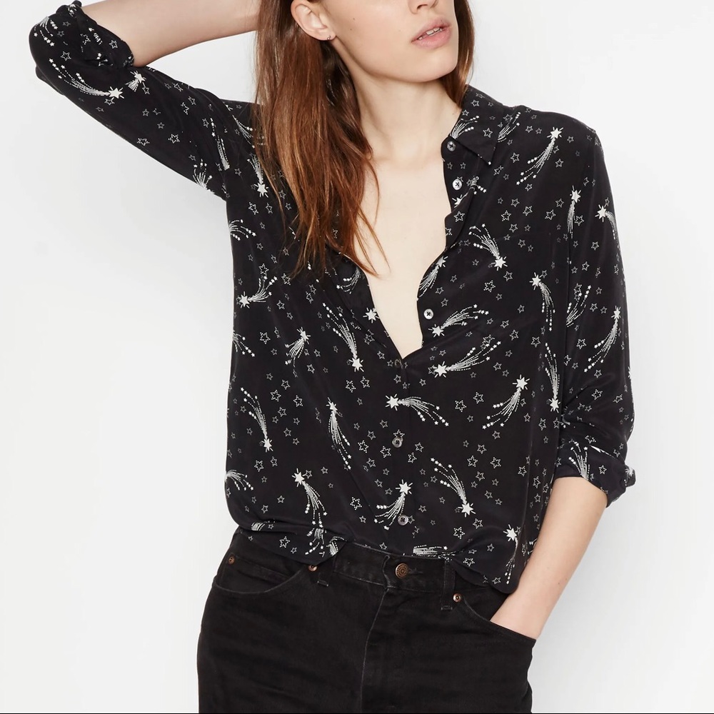 NWT✨ Equipment x Kate Moss Reese Silk Shirt